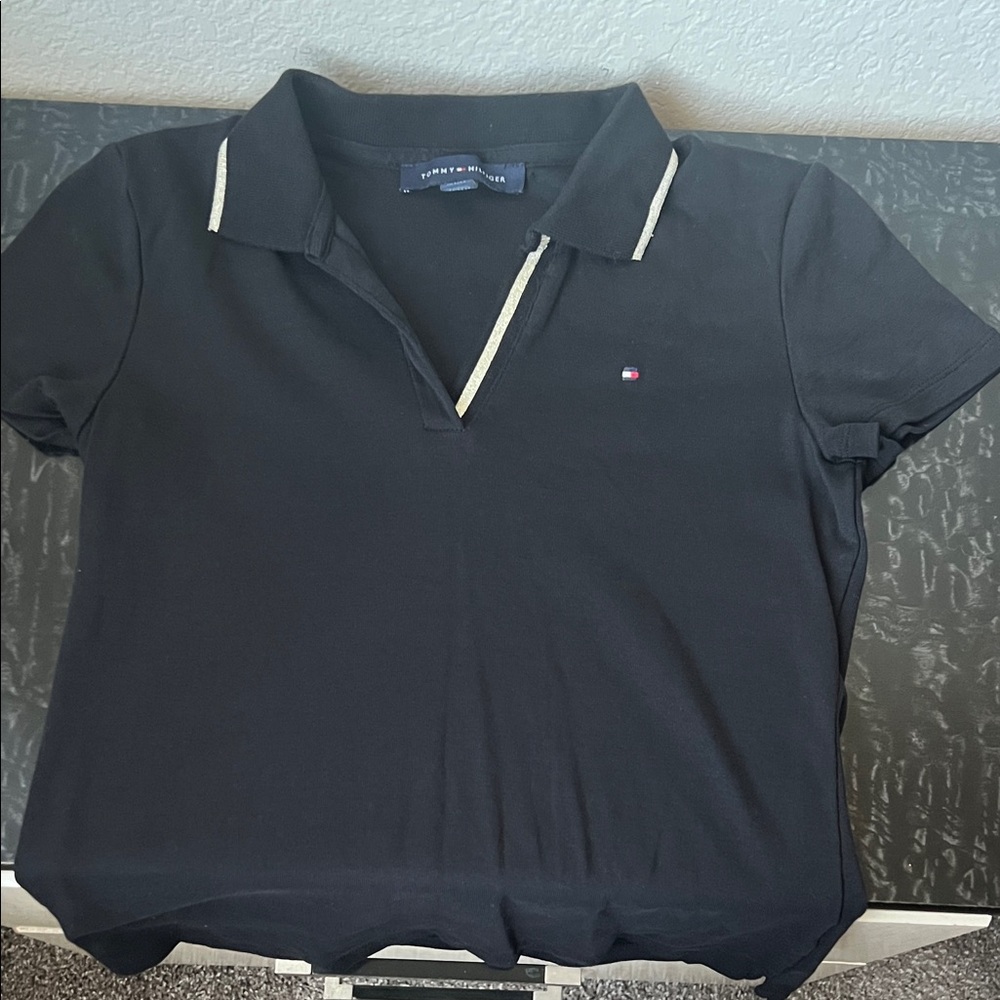 Tommy Hilfiger Women's Navy Polo Shirt